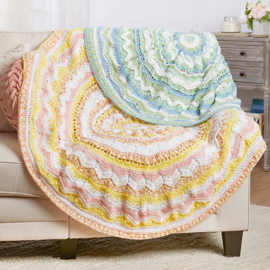 Herrschners Sweet Circles Baby Blanket Crochet Kit