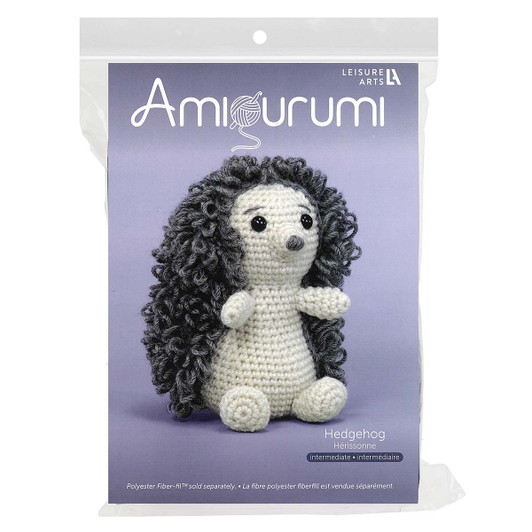 Leisure Arts Amigurumi Miniature Hedgehog Crochet Kit
