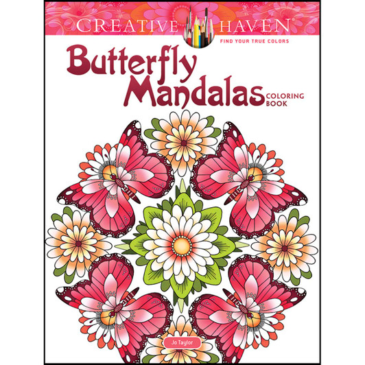 Dover Creative Haven Butterfly Mandalas Coloring Book