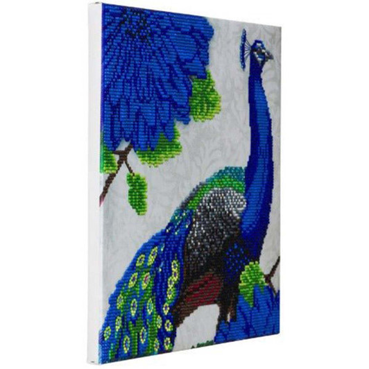 Craft Buddy Flowering Peacock Diamond Painting