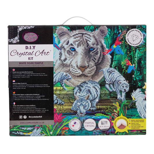 Craft Buddy White Tiger Temple Diamond Painting