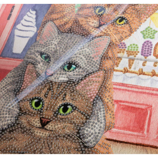 Craft Buddy Kittens & Ice Cream Diamond Painting
