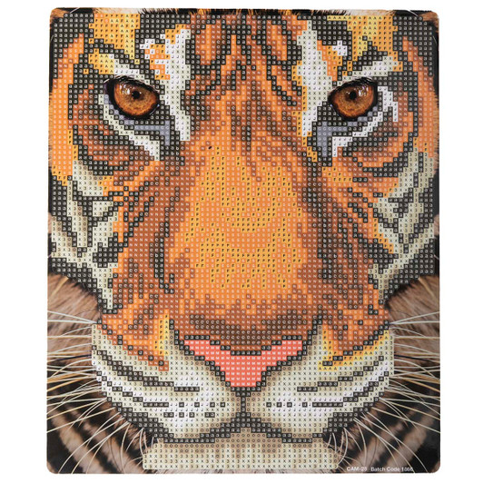 Craft Buddy Tiger Face Framed Diamond Painting