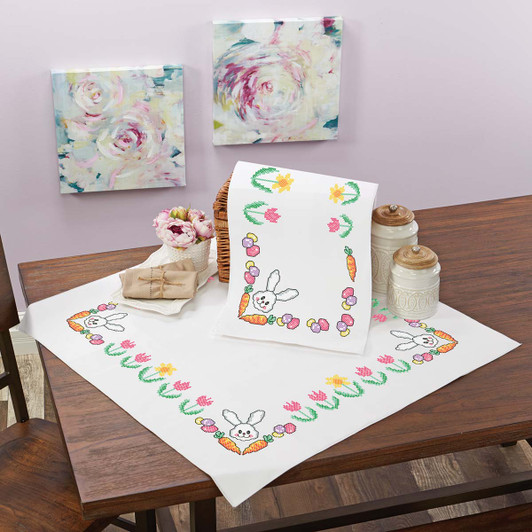Easter Bunny Topper & Runner Thread Kit