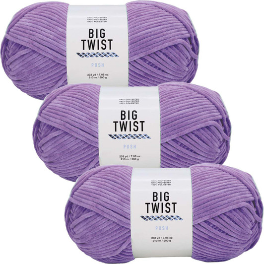 Big Twist Posh-Bag of 3 Yarn Pack