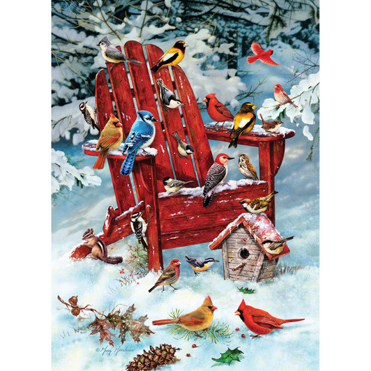 Cobble Hill The Adirondack Birds Jigsaw Puzzle
