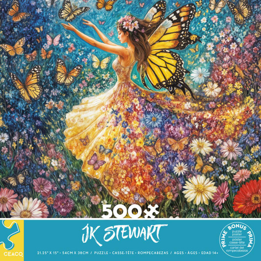 Ceaco Lady Butterfly Jigsaw Puzzle