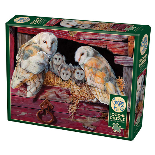 Cobble Hill Barn Owls Jigsaw Puzzle