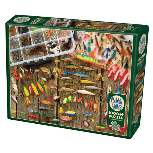 Cobble Hill Fishing Lures Jigsaw Puzzle