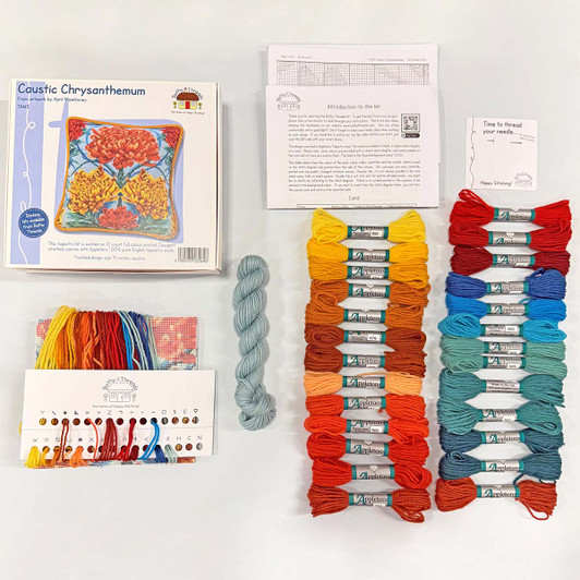 Bothy Threads Caustic Chrysanthemum Tapestry Needlepoint Kit