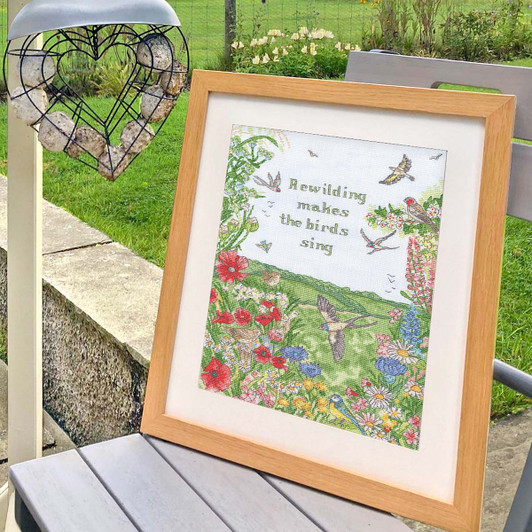 Bothy Threads Rewild And Sing Counted Cross-Stitch Kit