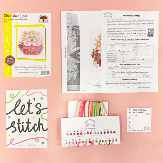 Bothy Threads Cherished Love Counted Cross-Stitch Kit