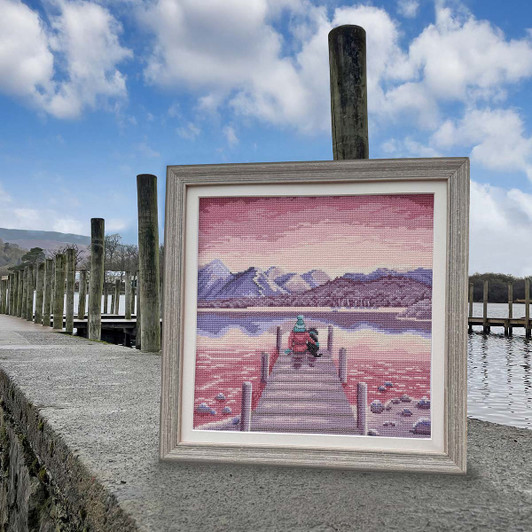 Bothy Threads A Pawfect Place By The Water Counted Cross-Stitch Kit