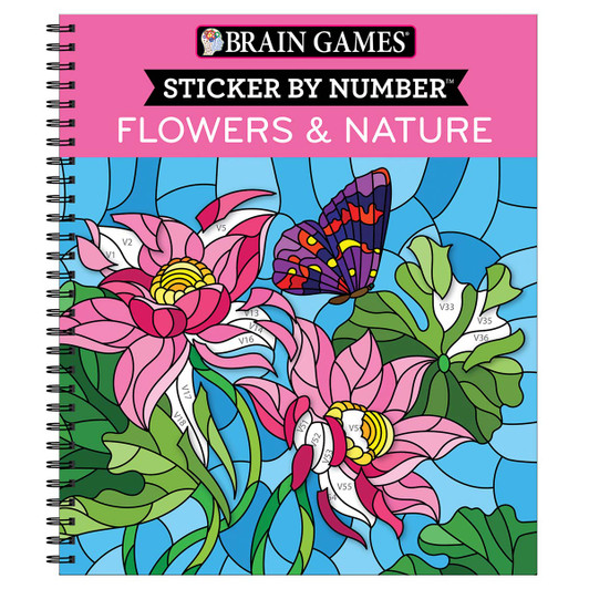 Brain Games Flowers & Nature Sticker by Number