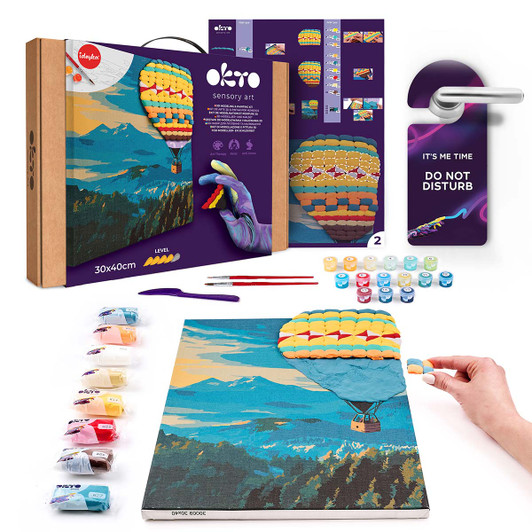 OKTO Hot Air Balloon Flight Paint by Number Kit