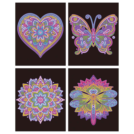 Diamond Dotz Neon Mandalas Diamond Painting