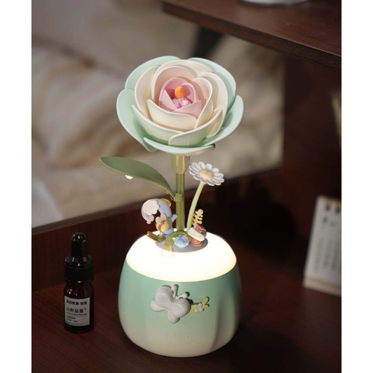 Robotime Minty Camellia Lamp 3D Flower Night Light Model