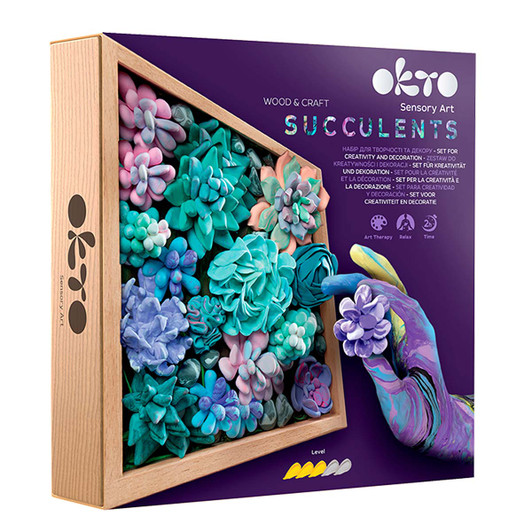 OKTO Succulents Tenderness Clay Kit Paint Set