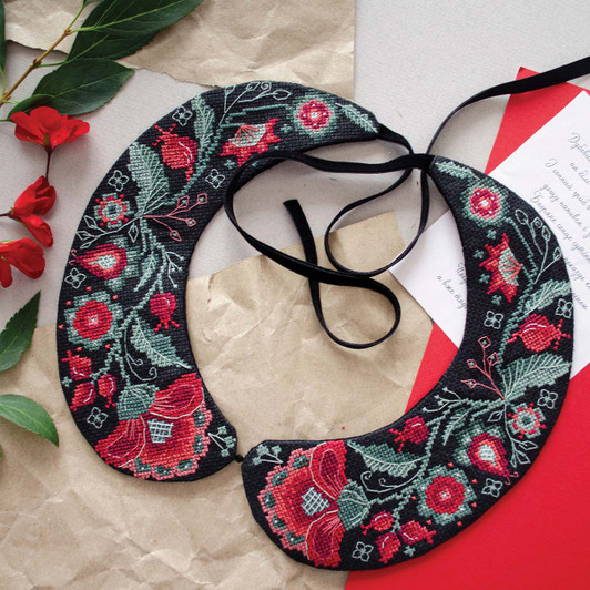 Abris Art Ethno-motive Collar Counted Cross-Stitch Kit