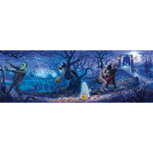 SunsOut Halloween Scene Jigsaw Puzzle