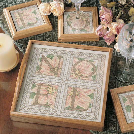 Noel Coasters and Tray Paid Download