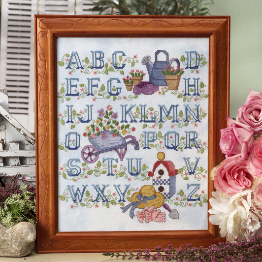 Garden Alphabet Sampler Paid Download