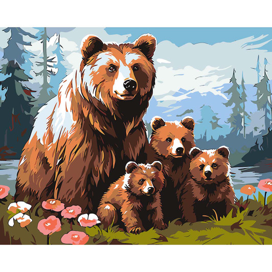 Craftoria Nuturing Bonds Paint by Number Kit