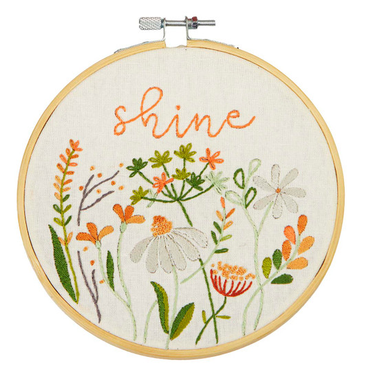 Herrschners Shine Hoop Stamped Embroidery