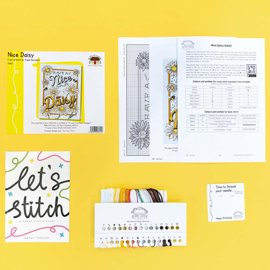 Bothy Threads Nice Daisy Counted Cross-Stitch Kit