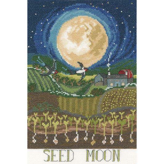 Bothy Threads Seed Moon Counted Cross-Stitch Kit