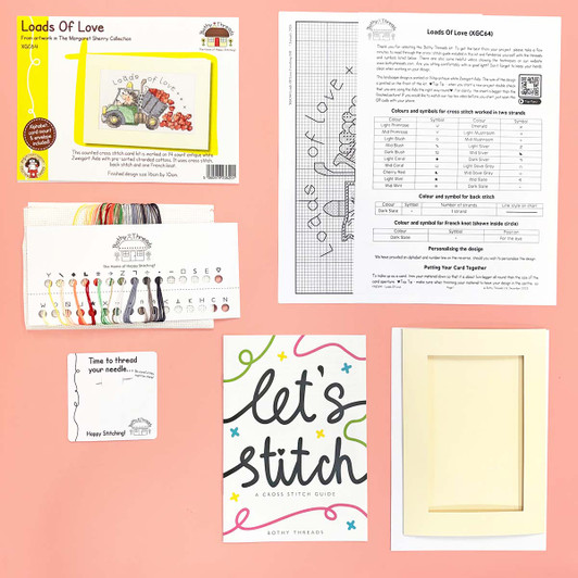 Bothy Threads Loads Of Love Counted Cross-Stitch Kit