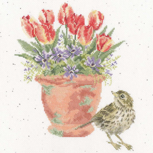 Bothy Threads The Meadow Pipit Counted Cross-Stitch Kit