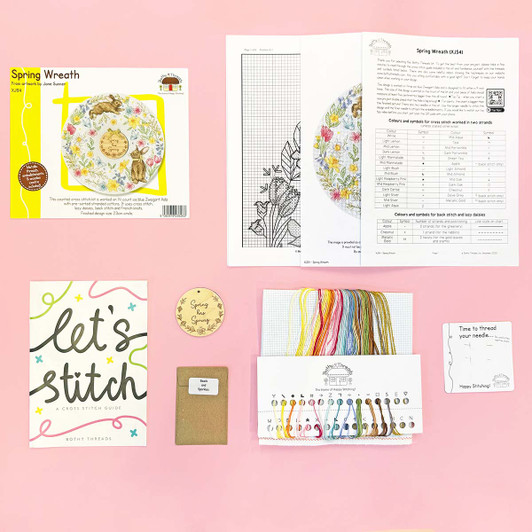 Bothy Threads Spring Wreath Counted Cross-Stitch Kit