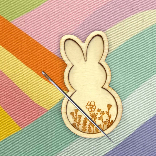 Bothy Threads Wooden Bunny Needle Minder Accessory