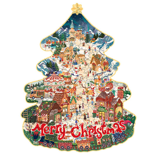 Robotime Christmas Town Jigsaw Puzzle