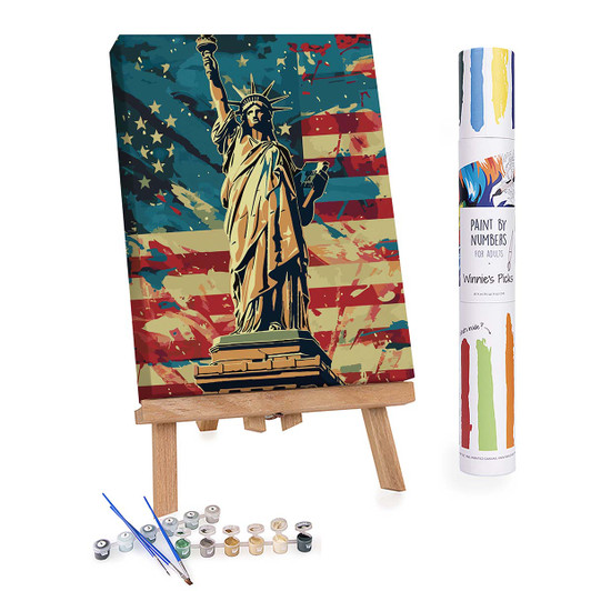 Winnie’s Picks America's Freedom Paint by Number Kit