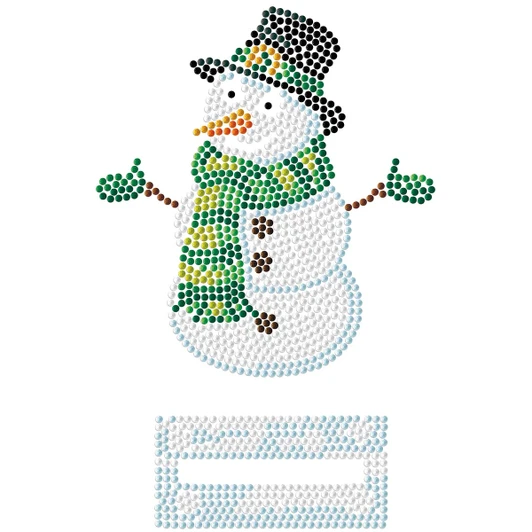 Diamond Dotz Top Hat Snowman Diamond Painting
