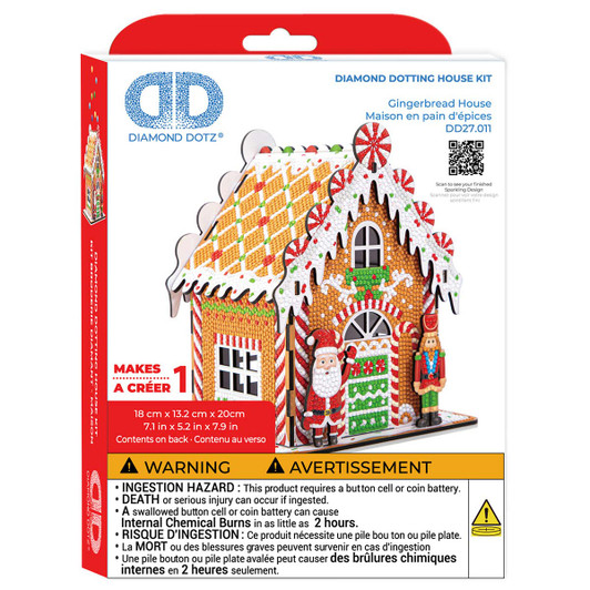 Diamond Dotz Gingerbread House Diamond Painting