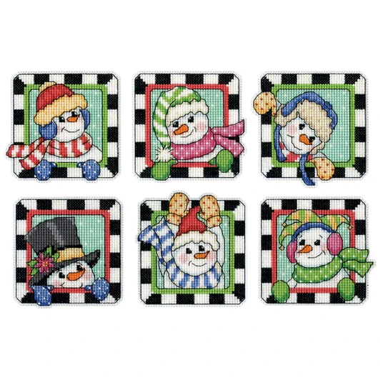 Design Works Playful Snowmen CCS Ornament Kit