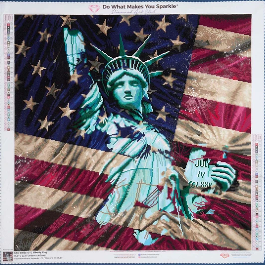 Diamond Art Club Liberty Flag Diamond Painting