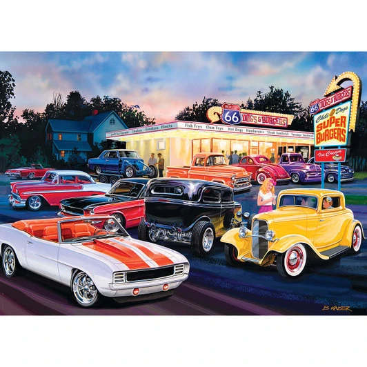 Masterpieces Puzzle Co Dogs & Burgers Jigsaw Puzzle