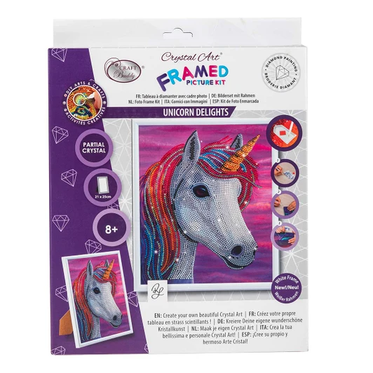 Craft Buddy Unicorn Frameable Diamond Painting