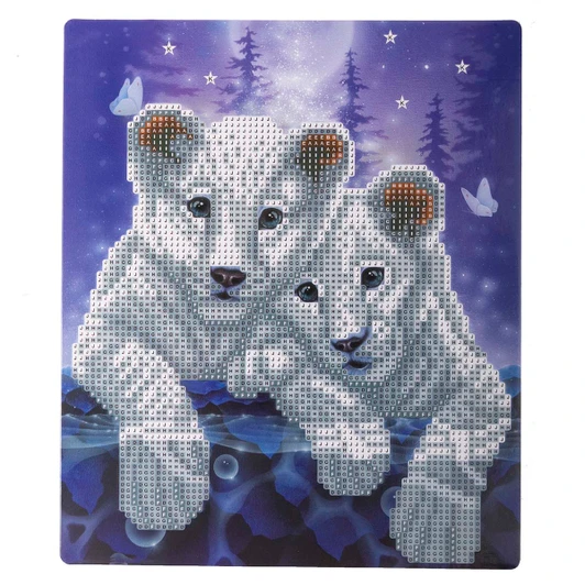 Craft Buddy Tiger Cubs Frameable Diamond Painting