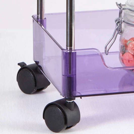 3-Tier Wide Rolling Cart Accessory