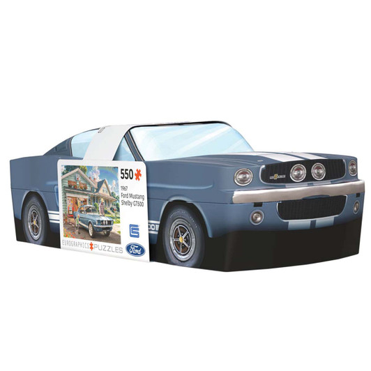 Eurographics 1967 Ford Mustang Shelby GT500 Tin Jigsaw Puzzle