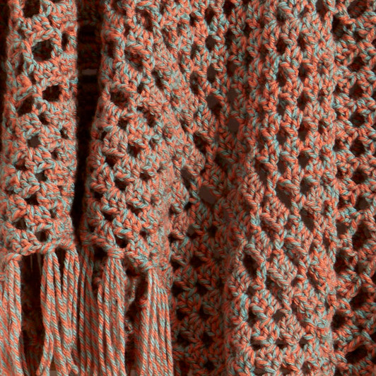 Herrschners Twisted Breeze Poncho Crochet Kit
