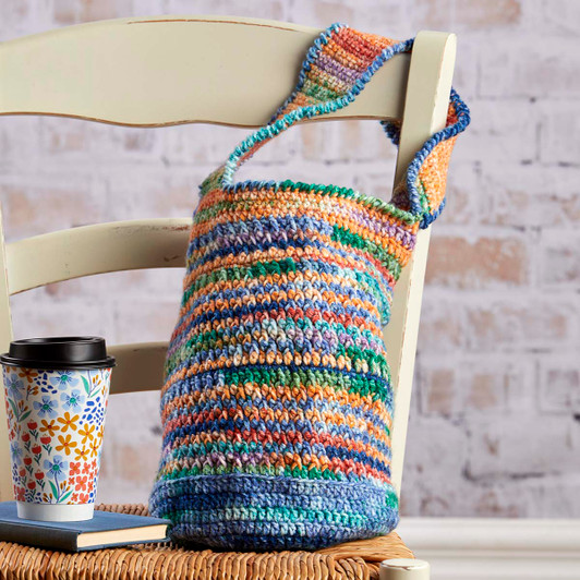 Herrschners Color Clash Tote Yarn Pack