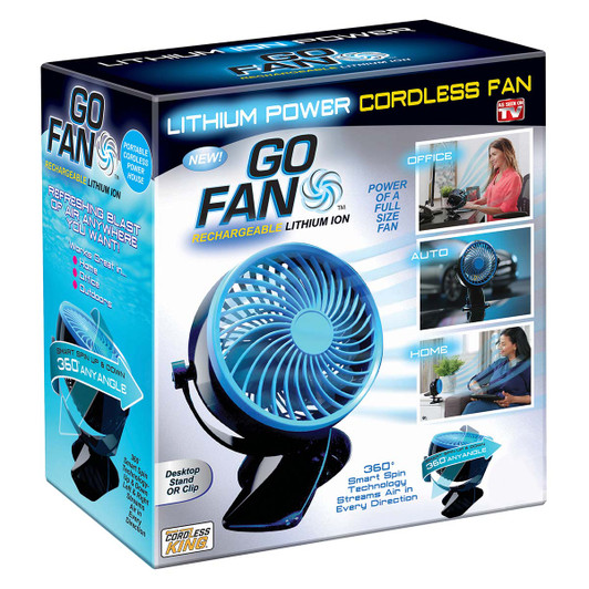 As Seen On TV Go Fan Rechargeable Fan