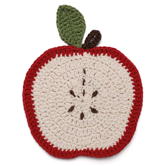 Lily Apple A Day Dishcloths Crochet Kit
