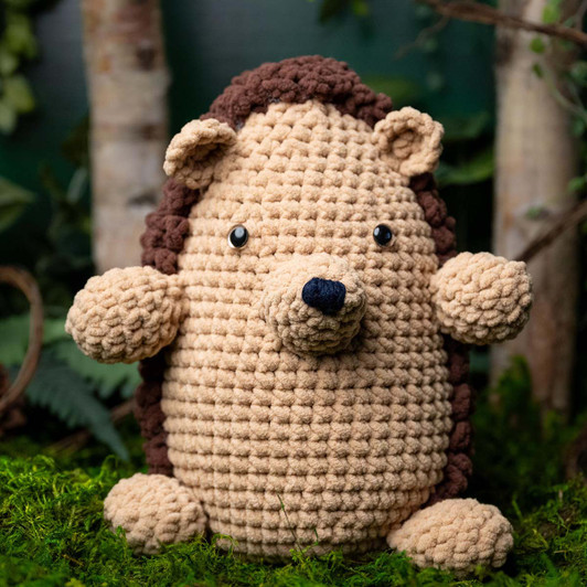 Lion Brand Out of the Woods Hedgehog Crochet Kit